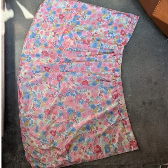 Mersea Anthropologie Bath Wrap Beach Towel Floral Emily Taylor Beachy Spa Pink - Picture 4 of 11